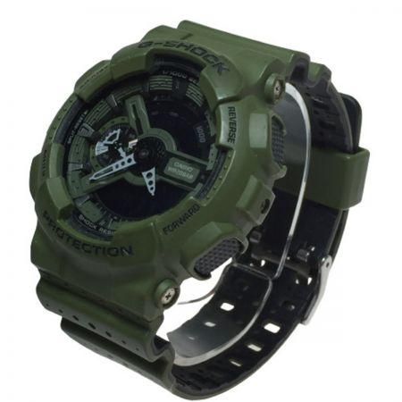  CASIO カシオ G-SHOCK クォーツ メンズ 腕時計 GA-110LP パンチング・パターン・シリーズ カーキグリーン