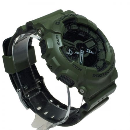  CASIO カシオ G-SHOCK クォーツ メンズ 腕時計 GA-110LP パンチング・パターン・シリーズ カーキグリーン