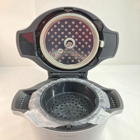  SHARP シャープ  水なし自動調理器 HEALSIO ヘルシオ ホットクック KN-HW16F-W ホワイト 開封済み