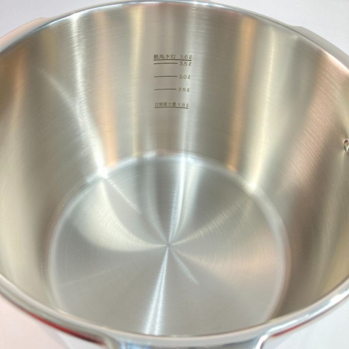 Wonder chef ワンダーシェフ 家庭用両手圧力鍋 魔法のクイック料理 5.5L AQDA55 660077｜中古｜なんでもリサイクルビッグバン