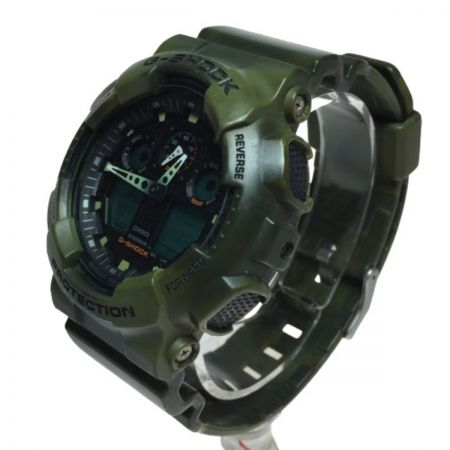 ◎◎ CASIO カシオ G-SHOCK ジーショック カモフラージュシリーズ クォーツ メンズ 腕時計 GA-100MM Bランク