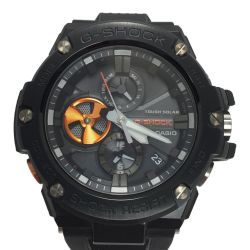 ◎◎ CASIO カシオ G-SHOCK ジーショック 電波ソーラー メンズ 腕時計 GST-B100 黒文字盤 Aランク