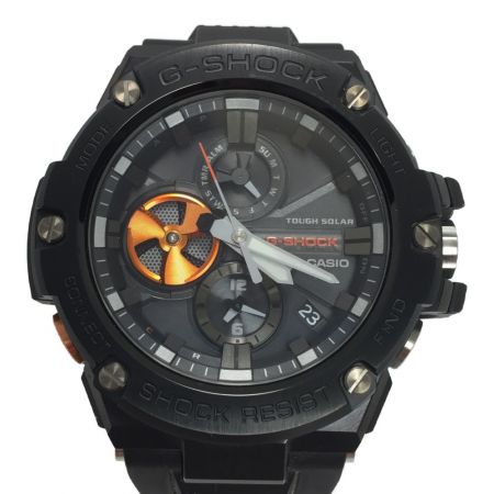  CASIO カシオ G-SHOCK ジーショック 電波ソーラー メンズ 腕時計 GST-B100 黒文字盤