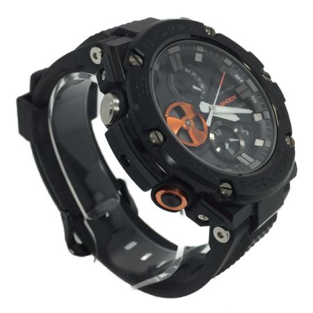  CASIO カシオ G-SHOCK ジーショック 電波ソーラー メンズ 腕時計 GST-B100 黒文字盤