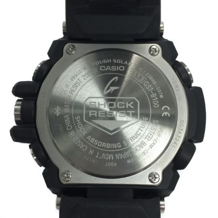  CASIO カシオ G-SHOCK ジーショック 電波ソーラー メンズ 腕時計 GST-B100 黒文字盤