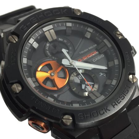  CASIO カシオ G-SHOCK ジーショック 電波ソーラー メンズ 腕時計 GST-B100 黒文字盤