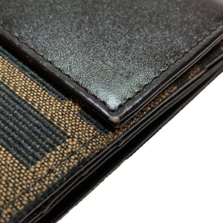  FENDI フェンディ ズッカ 長財布 2368-8M0032/016 ブラウン 長札入れ 2つ折り
