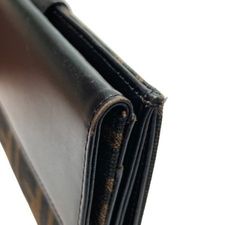  FENDI フェンディ ズッカ 長財布 2368-8M0032/016 ブラウン 長札入れ 2つ折り