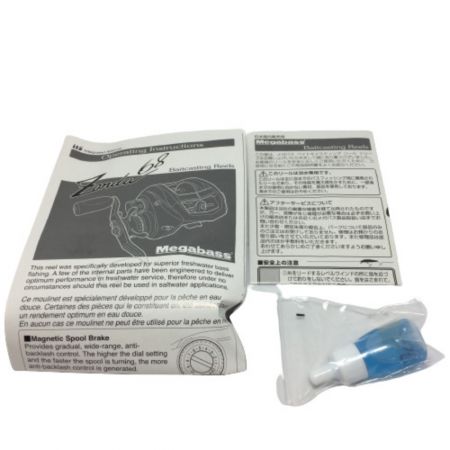  Megabass メガバス ZONDA ゾンダ 68R 右ハンドル ベイトリール