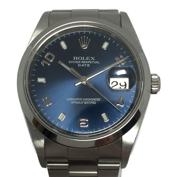 ROLEX ロレックス オイスターパーペチュアルデイト 15200 15200 自動巻 P番 箱付｜中古｜なんでもリサイクルビッグバン