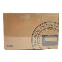 ◎◎ BALMUDA バルミューダ The Toaster スチームトースター 二枚焼き K01E-KG ブラック 未開封 Nランク