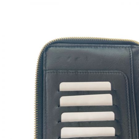  CHANEL シャネル 長財布 ダブルステッチ タッセル ココマーク ブラック x ゴールド