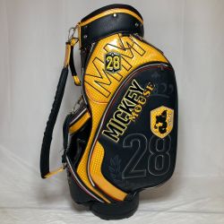 ◎◎ Disney ディズニー キャディバッグ 9型 4.2kg ブラック×イエロー Aランク