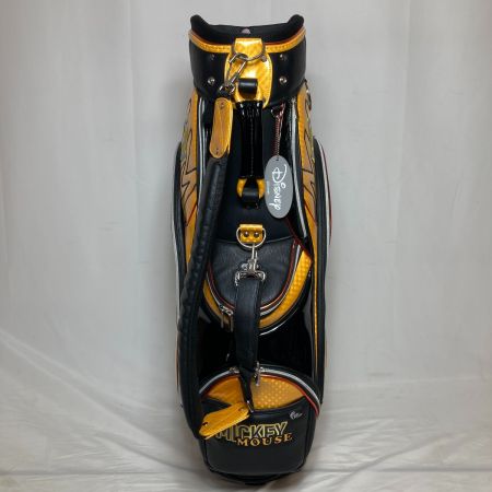  Disney ディズニー キャディバッグ 9型 4.2kg ブラック×イエロー