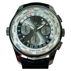  GIRARD PERREGAUX ジラールペルゴ WW.TC フィナンシャル クロノグラフ 自動巻 腕時計 Ref.49805 箱付 箱ダメージ有 Bランク