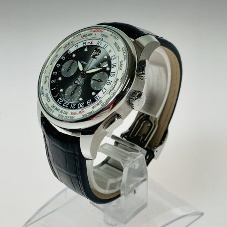  GIRARD PERREGAUX ジラールペルゴ WW.TC フィナンシャル クロノグラフ 自動巻 腕時計 Ref.49805 箱付 箱ダメージ有