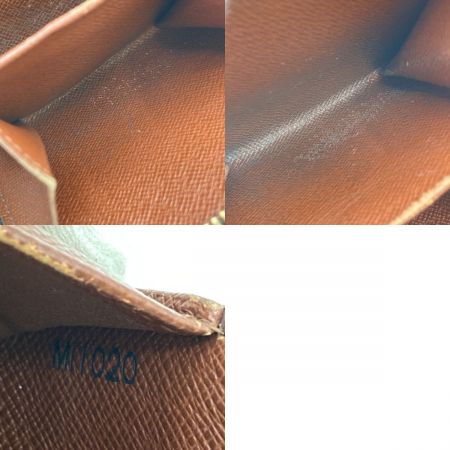  LOUIS VUITTON ルイヴィトン モノグラム コンパクトジップ 財布 2つ折り財布 M61667 ブラウン