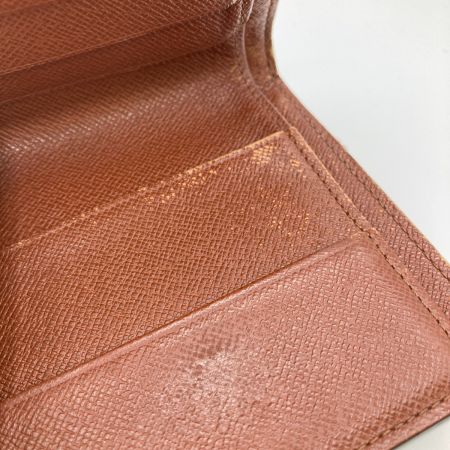  LOUIS VUITTON ルイヴィトン モノグラム コンパクトジップ 財布 2つ折り財布 M61667 ブラウン