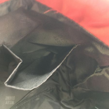  MARY QUANT マリークワント キルティングビッグデイジー2WAYバッグ レッド