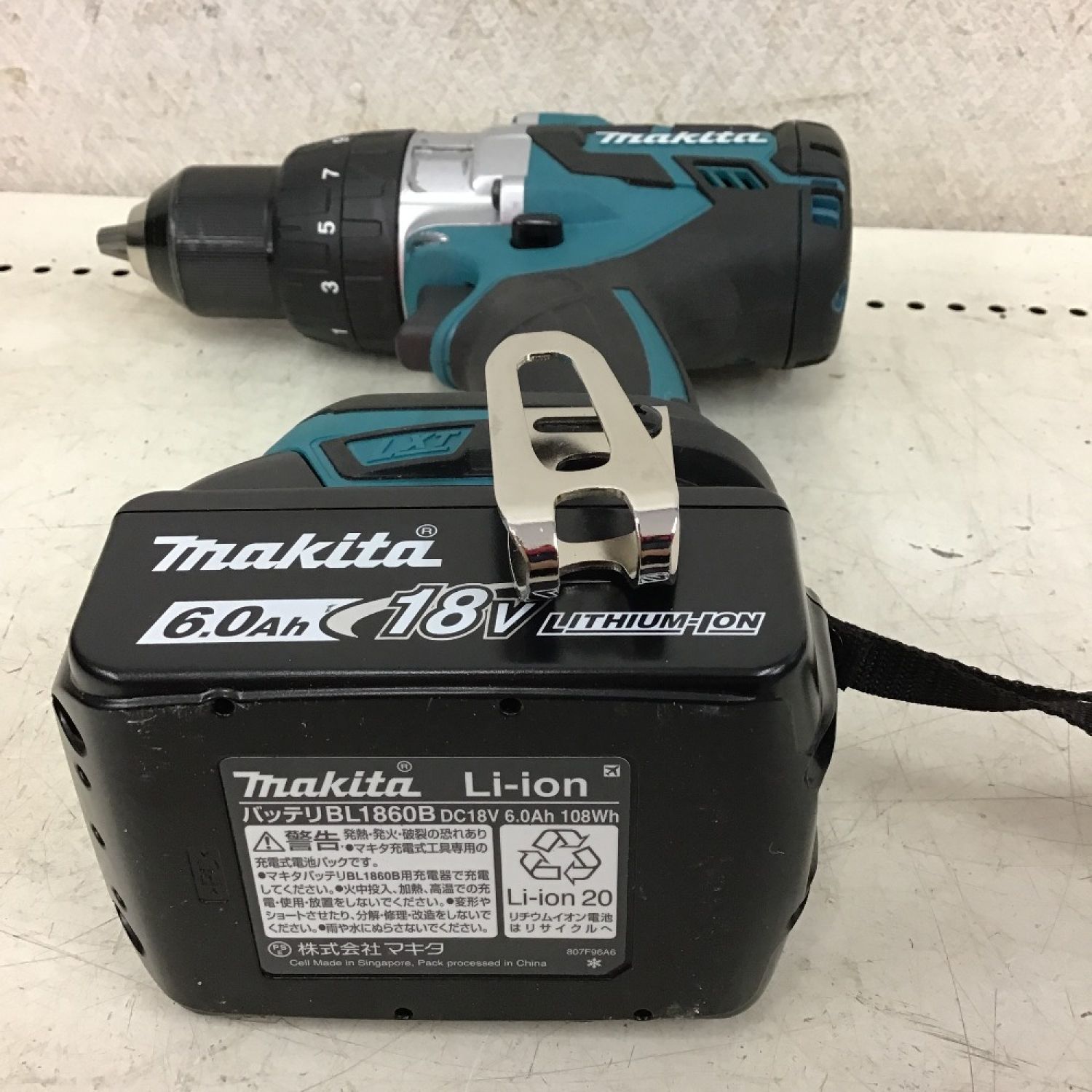 Makita　マキタ　バッテリー　DF481D　充電式ドライバードリル