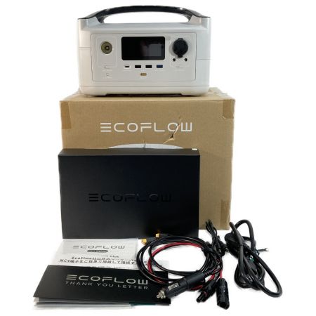  ECOFLOW エコフロー ポータブル電源 RIVER Plus リバープラス EFR402 白 360Wh 600W