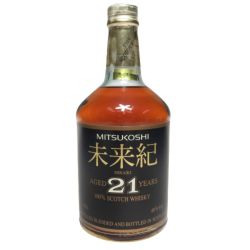 ◎◎ MITSUKOSHI 三越 未来紀 21年 40度 700ml  スコッチウイスキー 箱無 Nランク 未開栓