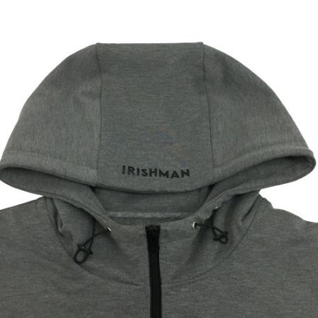   IRISHMAN アイリスマン サイドポケットフルジップパーカー グレー