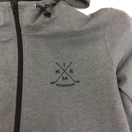   IRISHMAN アイリスマン サイドポケットフルジップパーカー グレー