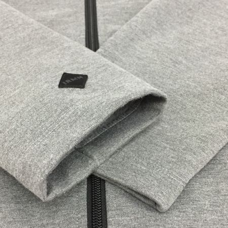   IRISHMAN アイリスマン サイドポケットフルジップパーカー グレー