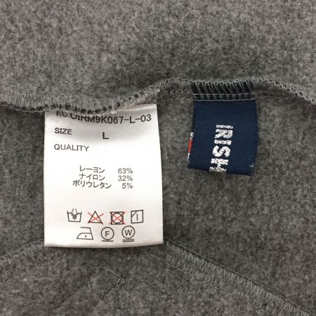   IRISHMAN アイリスマン サイドポケットフルジップパーカー グレー