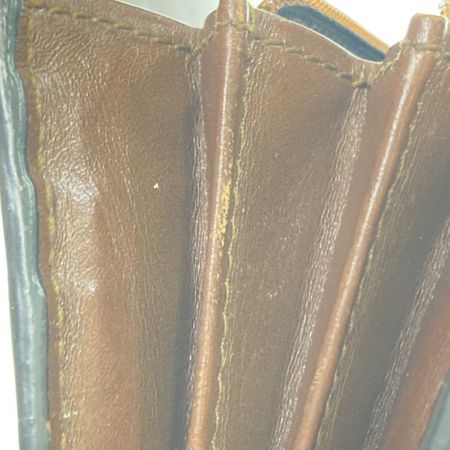  GUCCI グッチ GGスプリーム 410100 ブラウン x グレー x ゴールド 長財布