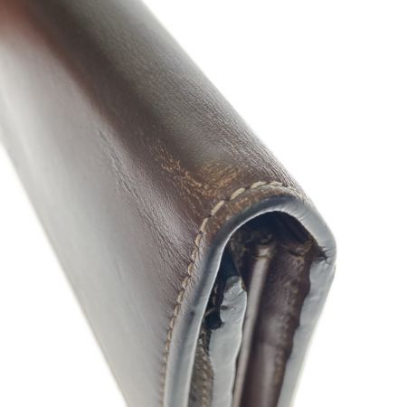  GUCCI グッチ GGスプリーム 410100 ブラウン x グレー x ゴールド 長財布