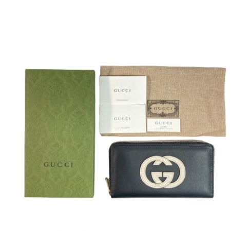 中古】 GUCCI グッチ 長財布 ラウンドファスナー メンズ 658839