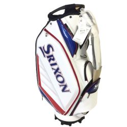 ◎◎ DUNLOP ダンロップ SRIXON スリクソン キャディバッグ 10.0型 4.1kg ホワイト ヘッドカバー付 Sランク