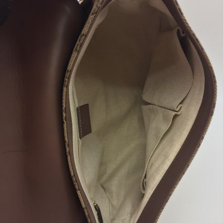  GUCCI グッチ ショルダーバッグ スーキー GGキャンバス キャンバス BRW 茶 308452 ベージュ×ブラウン 中古品