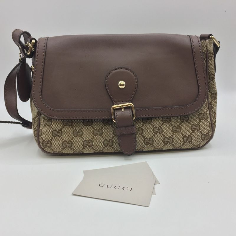 中古】 GUCCI グッチ ショルダーバッグ スーキー GGキャンバス