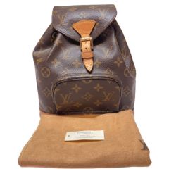 ◎◎ LOUIS VUITTON ルイヴィトン モノグラム ミニモンスリ M51137 リュックサック バックパック デイパック Bランク