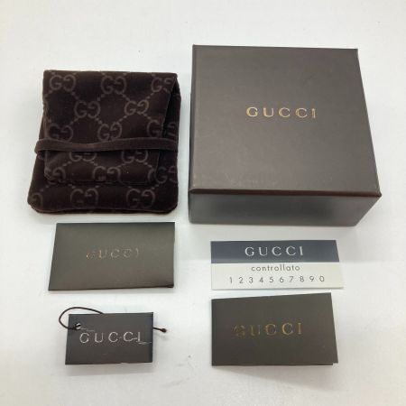  GUCCI グッチ ロゴリング 10号 SILVER925 箱・布袋付 163197 指輪