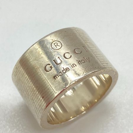  GUCCI グッチ ロゴリング 10号 SILVER925 箱・布袋付 163197 指輪