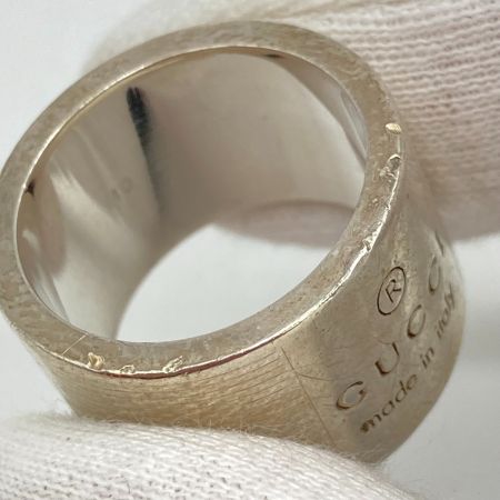  GUCCI グッチ ロゴリング 10号 SILVER925 箱・布袋付 163197 指輪