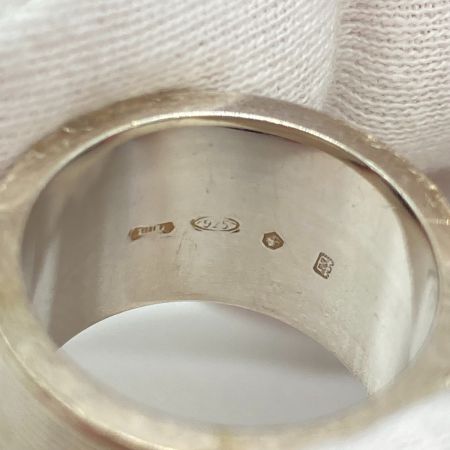  GUCCI グッチ ロゴリング 10号 SILVER925 箱・布袋付 163197 指輪