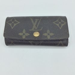 ◎◎ LOUIS VUITTON ルイヴィトン モノグラム ミュルティクレ4　キーケース　４連 M62631 中古品 Cランク