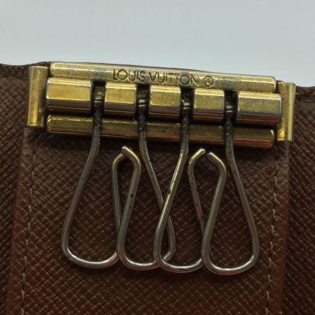  LOUIS VUITTON ルイヴィトン モノグラム ミュルティクレ4　キーケース　４連 M62631 中古品