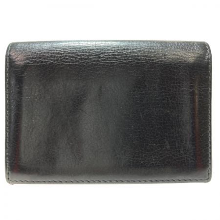  GUCCI グッチ 名刺入れ 212175 203437 ブラック x シルバー カード入れ カードケース