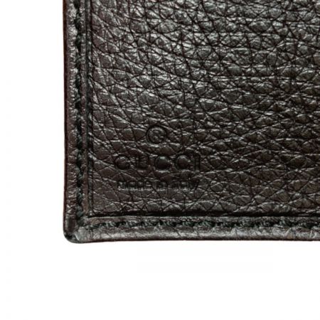  GUCCI グッチ 名刺入れ 212175 203437 ブラック x シルバー カード入れ カードケース