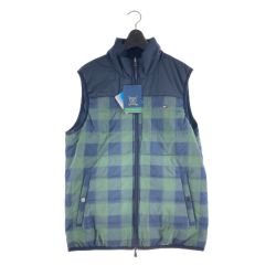 ◎◎ TOMMY HILFIGER GOLF トミー ヒルフィガー ゴルフ ベスト リバーシブル Mサイズ THMA989 ブラック Sランク