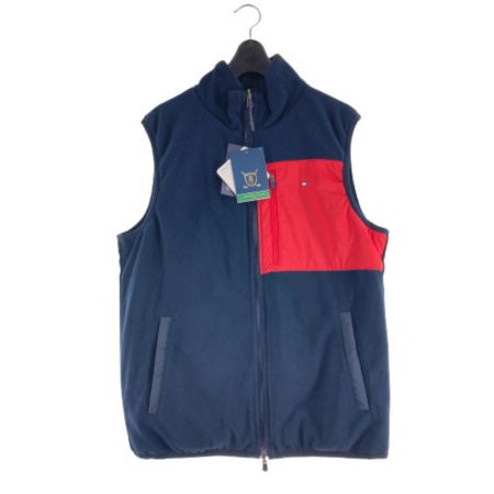  TOMMY HILFIGER GOLF トミー ヒルフィガー ゴルフ ベスト リバーシブル Mサイズ THMA989 ブラック