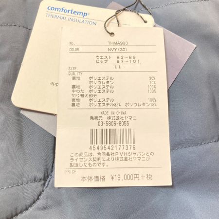  TOMMY HILFIGER GOLF トミー ヒルフィガー ゴルフ パンツ LLサイズ THMA993 ブラック ゴルフウエア