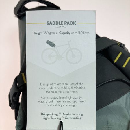  APIDURA アピデュラ サドルバッグ シートパック バイクパッキング コンパクト 9L