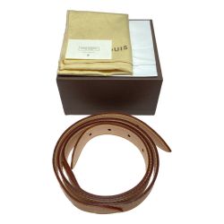 ◎◎ LOUIS VUITTON ルイヴィトン ロングストラップ 箱・布袋付き ショルダーストラップ ヌメ革 Aランク